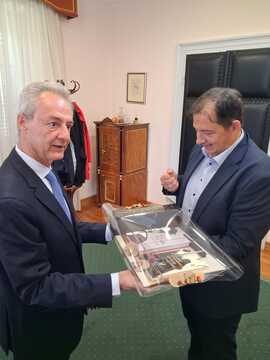 Obisk veleposlanika Grčije v Sežani; Vir: Občina Sežana 