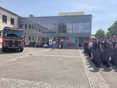 Prevzem gasilskih vozil; Vir: Občina Sežana