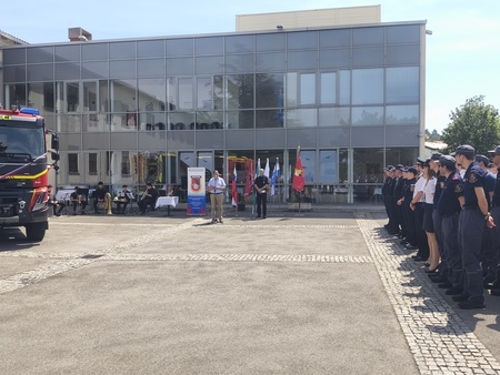 Prevzem gasilskih vozil; Vir: Občina Sežana