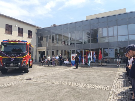 Prevzem gasilskih vozil; Vir: Občina Sežana