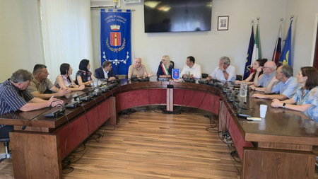 Obisk predstavnikov Občine Veliko Gradište in Sežana v Zgoniku; Foto: Sara Bratuž