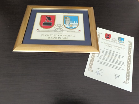 20. obletnica pobratenja, Vir: Arhiv Občine Sežana]