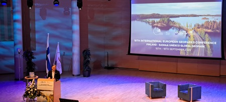 Geopark Kras–Carso na evropski konferenci geoparkov na Finskem, Vir: Arhiv Občine Sežana